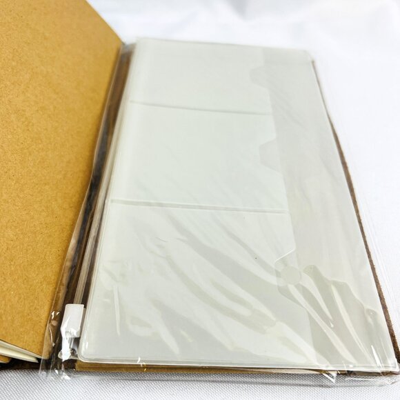 Handmade Refillable Leather Journal Traveler Diary Notebook 8.5 x 4.5 NWT - Picture 8 of 9